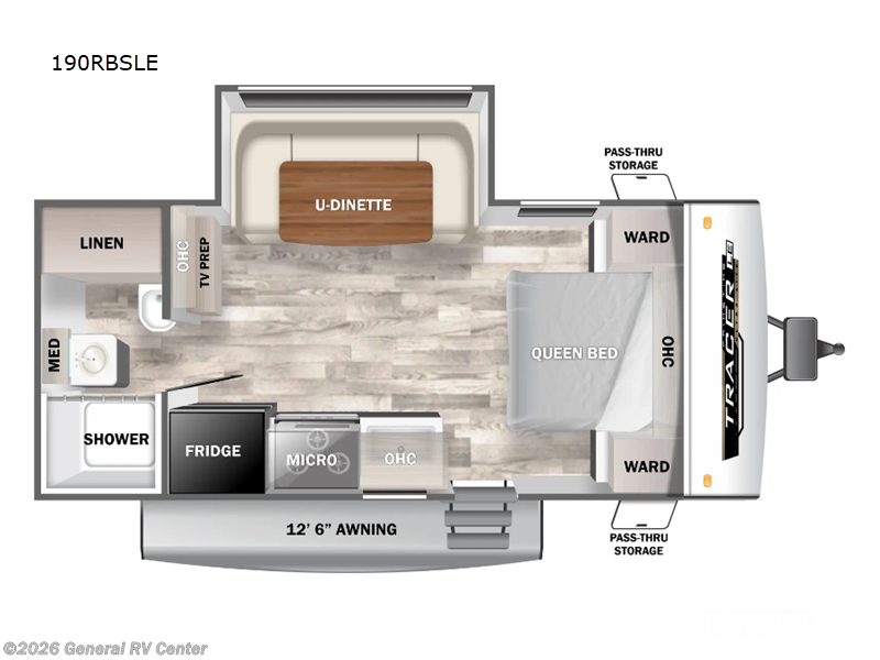 2025 Prime Time Tracer 190RB - New Travel Trailer For Sale by General RV Center in Winter Garden, Florida