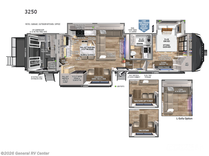 2025 Brinkley RV Model G 3250 - New Fifth Wheel For Sale by General RV Center in Winter Garden, Florida