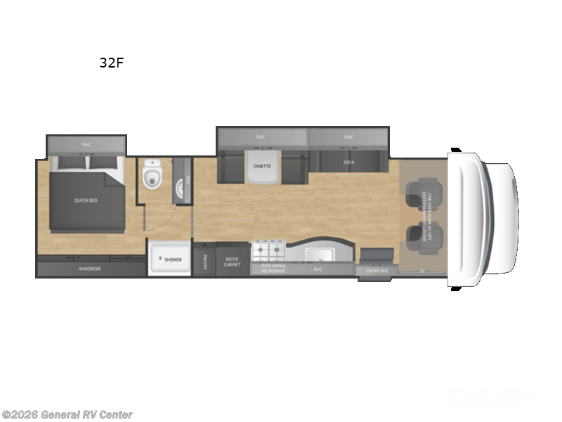 2026 Nexus Wraith 32F - New Super C For Sale by General RV Center in Winter Garden, Florida