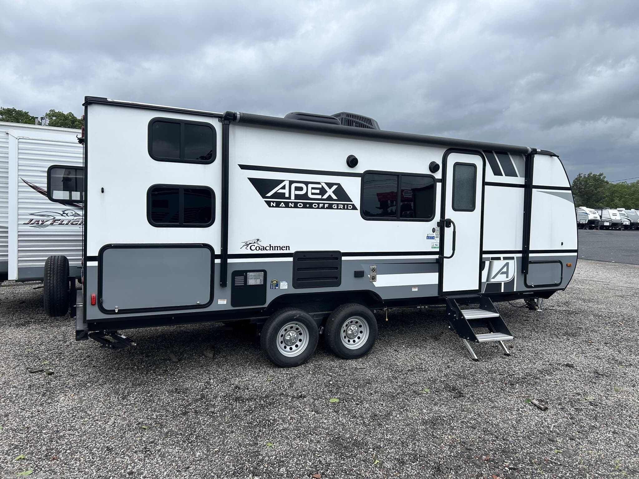 2022 Coachmen Apex Nano 208BHS - Used Travel Trailer For Sale by Indian Valley Camping Center in Souderton, Pennsylvania features Insulated, Shower, Microwave, Awning, Leveling Jacks