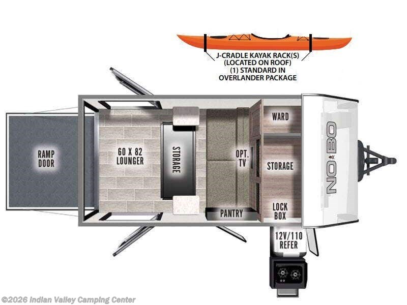 Floorplan of 2022 Forest River No Boundaries NB10.6