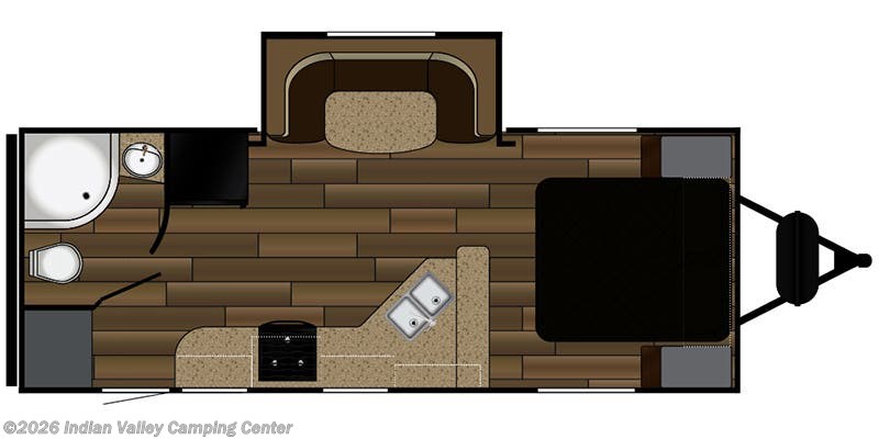 Floorplan of 2018 Cruiser RV Shadow Cruiser SC225RBS