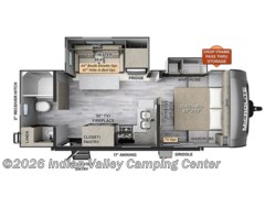 Stock Image for 2023 Forest River 25FBLS (options and colors may vary)