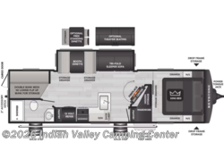 Stock Image for 2026 Keystone 28BHS (options and colors may vary) 2025 Cougar Half-Ton 28BHS by Keystone from Indian Valley Camping Center in Souderton, Pennsylvania