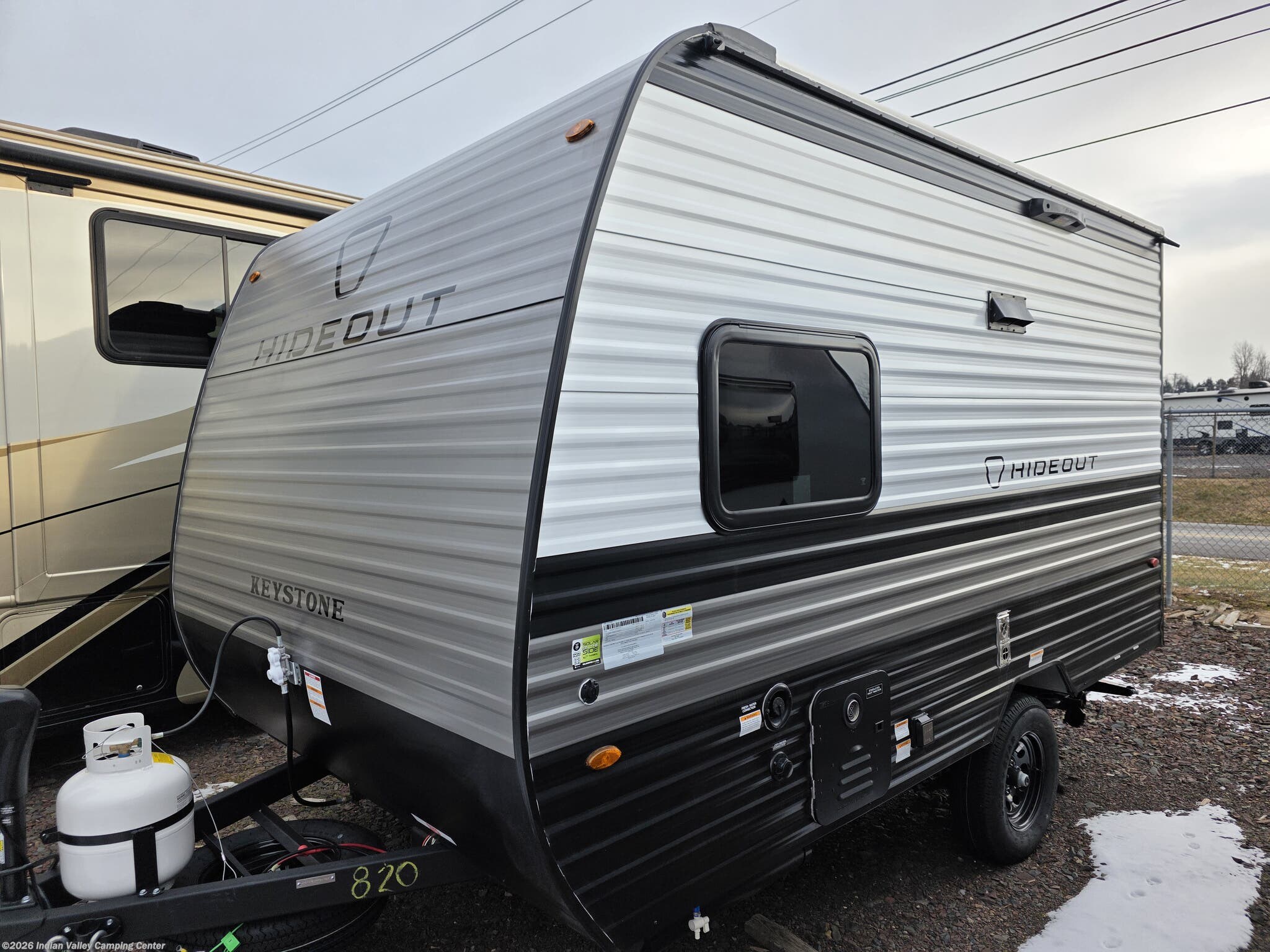 2026 Keystone Hideout 120BT - New Travel Trailer For Sale by Indian Valley Camping Center in Souderton, Pennsylvania features Furnace, Refrigerator, Smoke Detector, Converter, Air Conditioning