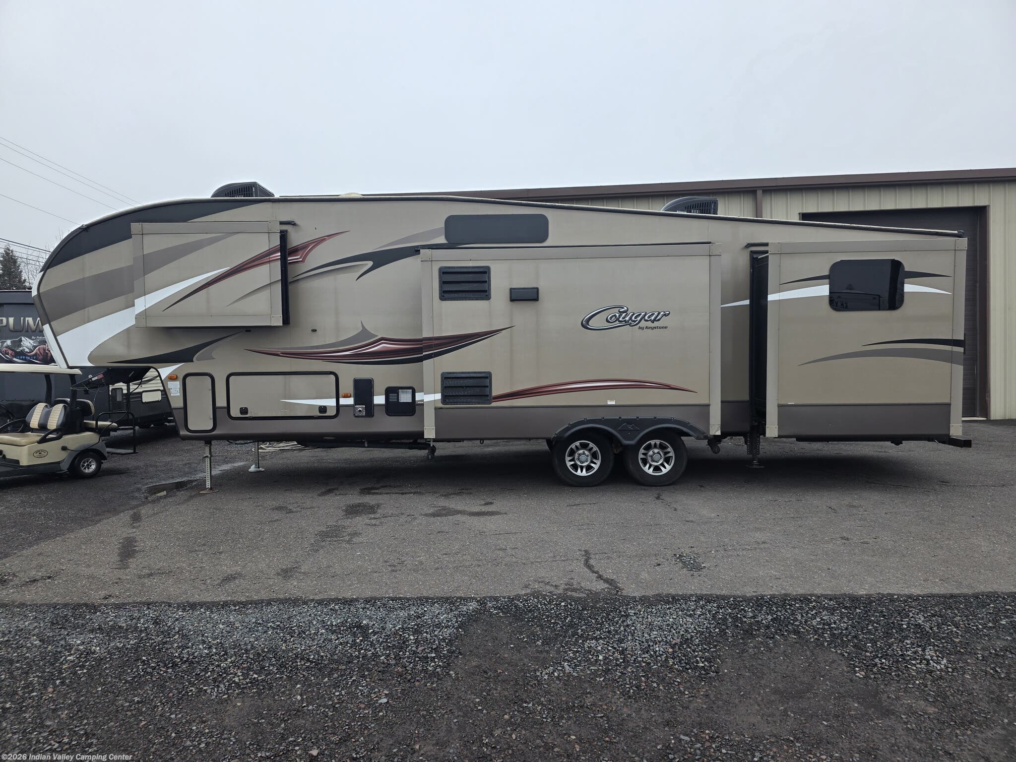 2016 Keystone Cougar 336bhs - Used Fifth Wheel For Sale by Indian Valley Camping Center in Souderton, Pennsylvania features Refrigerator, Bunk Beds, Converter, Batteries, Furnace