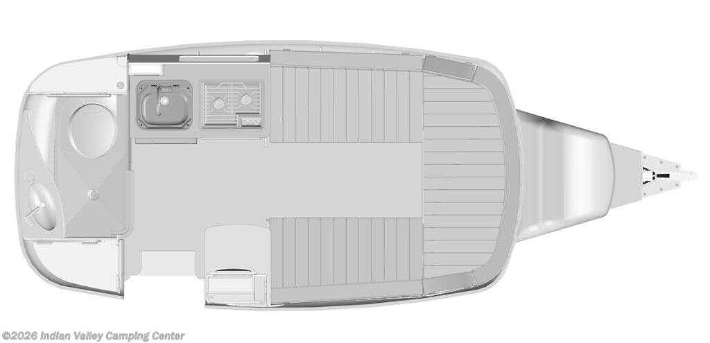 Floorplan of 2024 NuCamp Barefoot Base