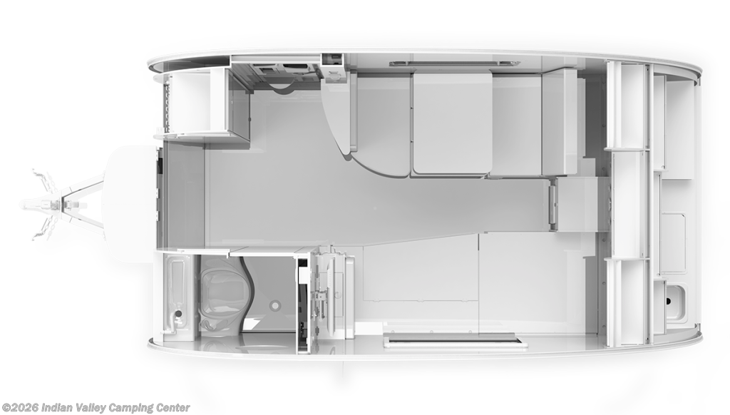 Floorplan of 2027 NuCamp TAB 360 CS Black Canyon Boondock