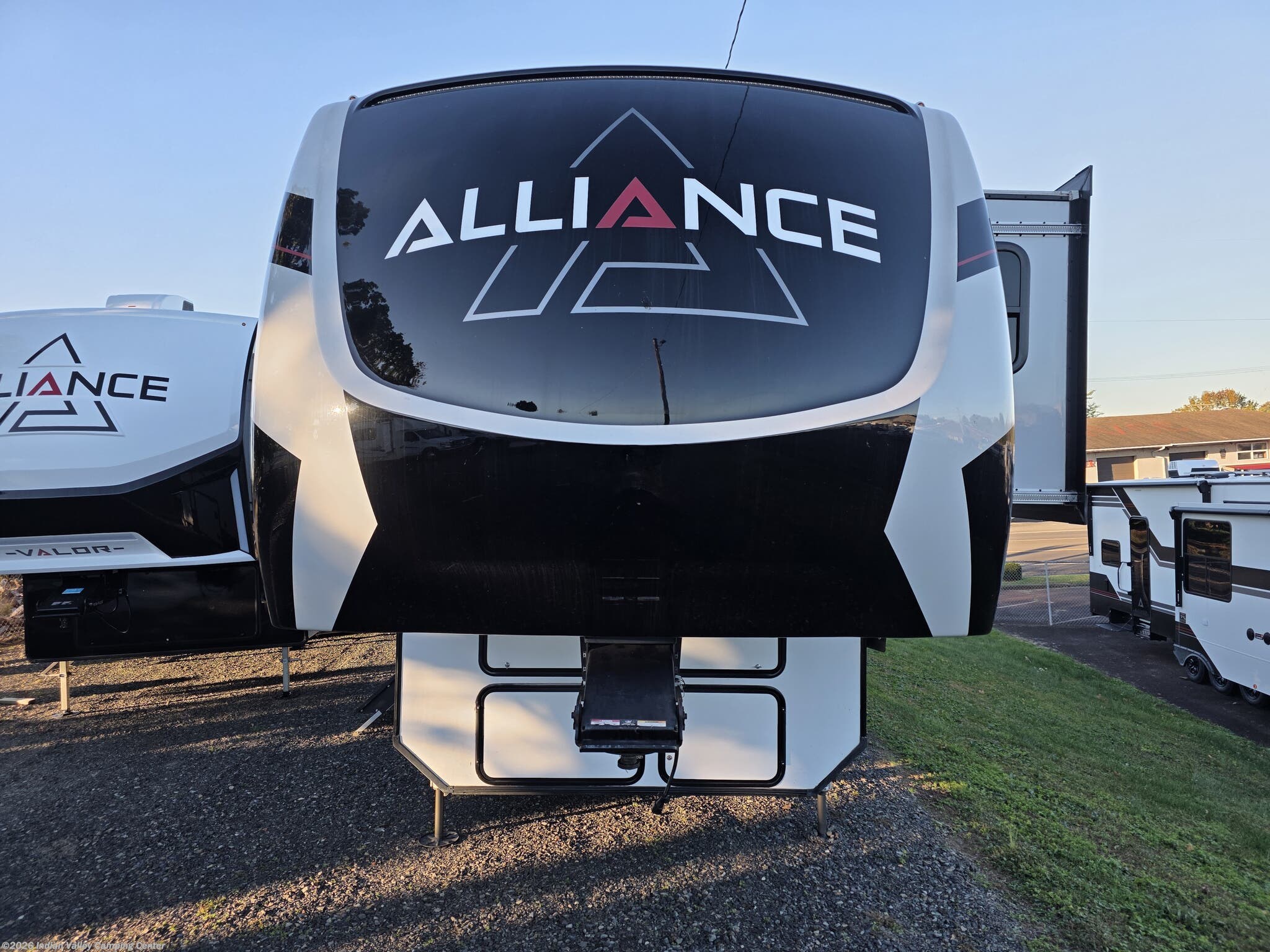 2022 Alliance RV Valor 36V11 - Used Fifth Wheel For Sale by Indian Valley Camping Center in Souderton, Pennsylvania features PVC Roof, Air Compressor, Toilet, Furnace, Shower