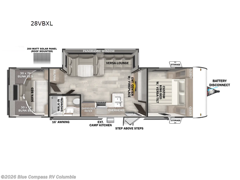 2026 Forest River Wildwood X-Lite 28VBXL - New Travel Trailer For Sale by Blue Compass RV Columbia in Lexington, South Carolina features Slideout