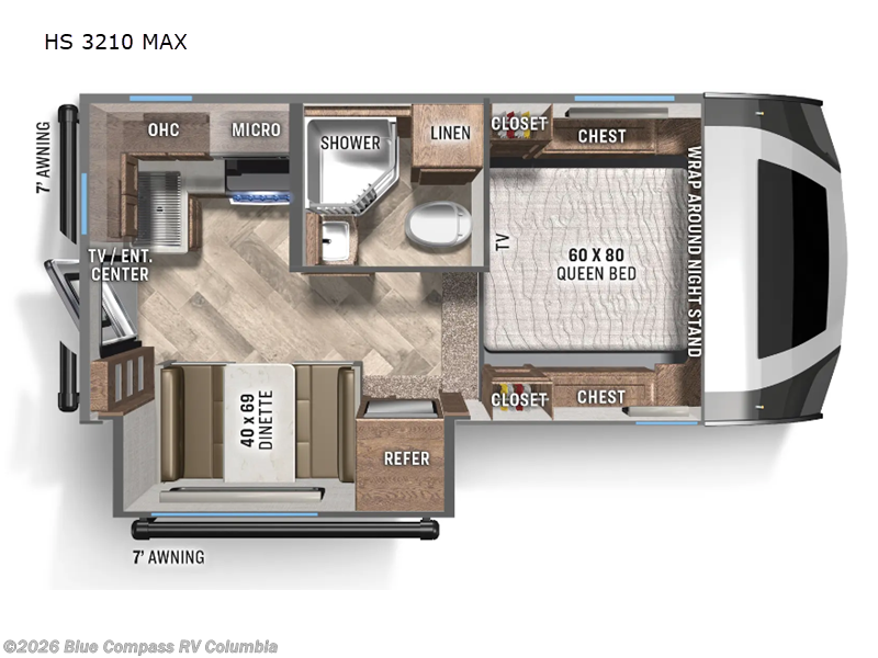 2024 Palomino Backpack Edition HS 3210 MAX - Used Truck Camper For Sale by Blue Compass RV Columbia in Lexington, South Carolina