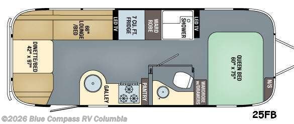 2017 Airstream Flying Cloud 25FB - Used Travel Trailer For Sale by Blue Compass RV Columbia in Lexington, South Carolina