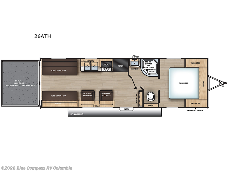 2023 Forest River Aurora 26ATH - Used Toy Hauler For Sale by Blue Compass RV Columbia in Lexington, South Carolina