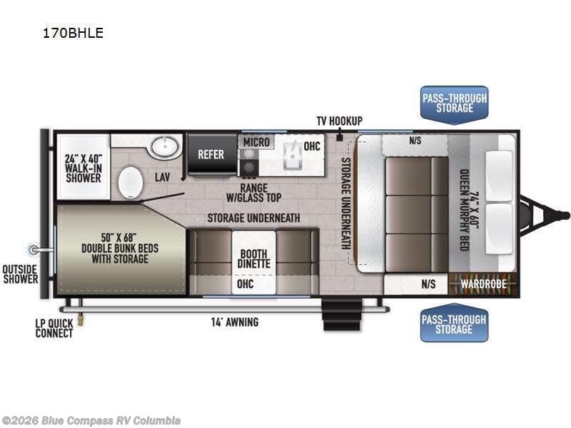 2024 East to West Della Terra LE 170BHLE - Used Travel Trailer For Sale by Blue Compass RV Columbia in Lexington, South Carolina