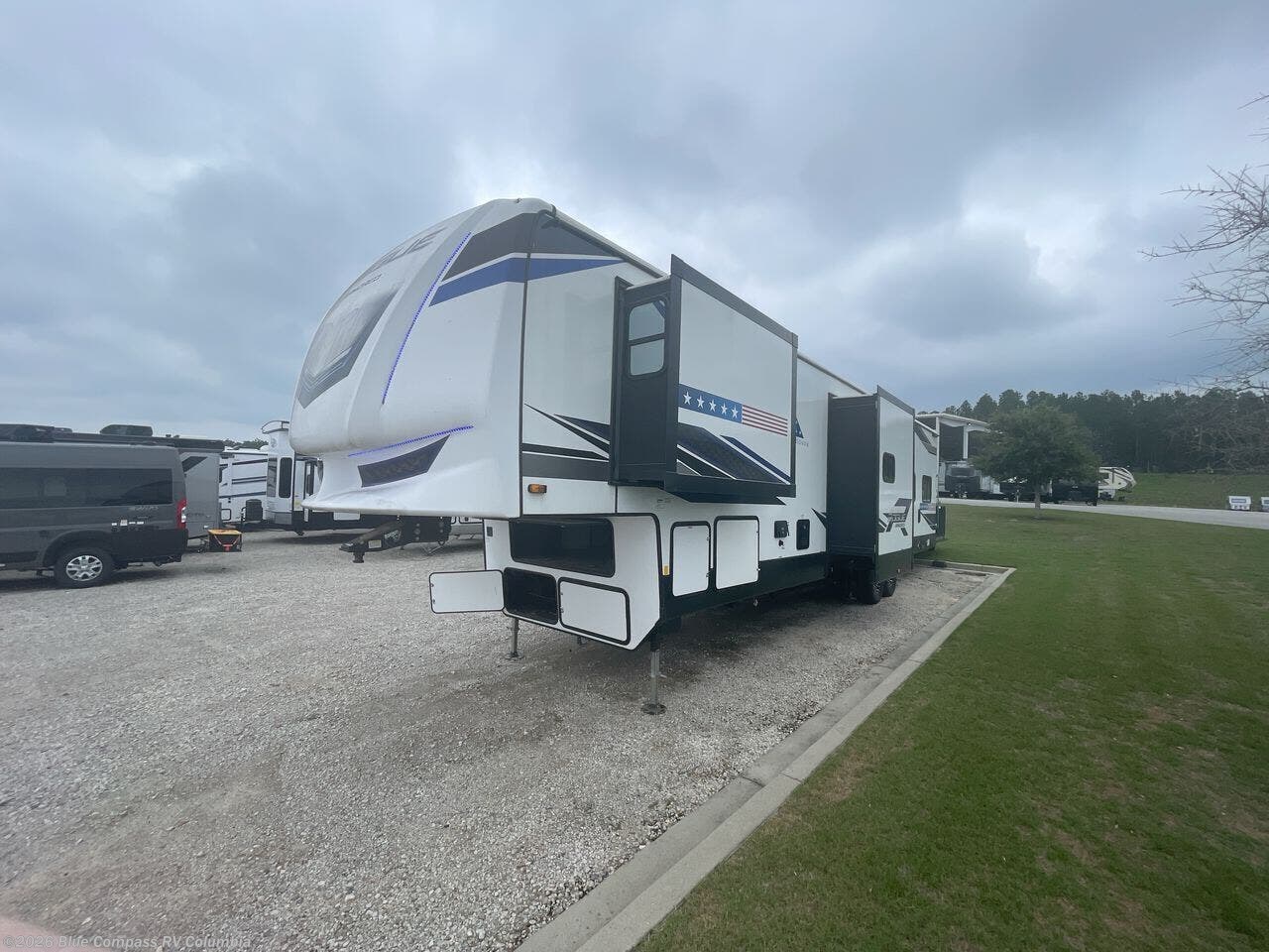 2023 Forest River Vengeance Rogue 3512G2 - Used Toy Hauler For Sale by Blue Compass RV Columbia in Lexington, South Carolina
