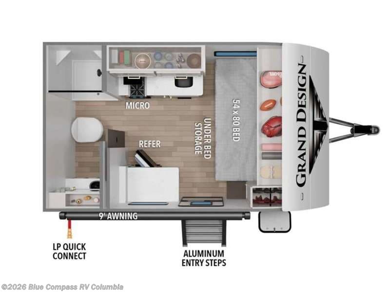 2027 Grand Design Transcend Lite 121RBL - New Travel Trailer For Sale by Blue Compass RV Columbia in Lexington, South Carolina