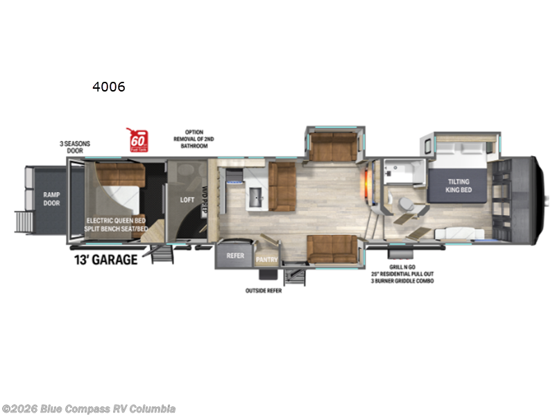 2025 Heartland Cyclone 4006 - Used Toy Hauler For Sale by Blue Compass RV Columbia in Lexington, South Carolina features Slideout