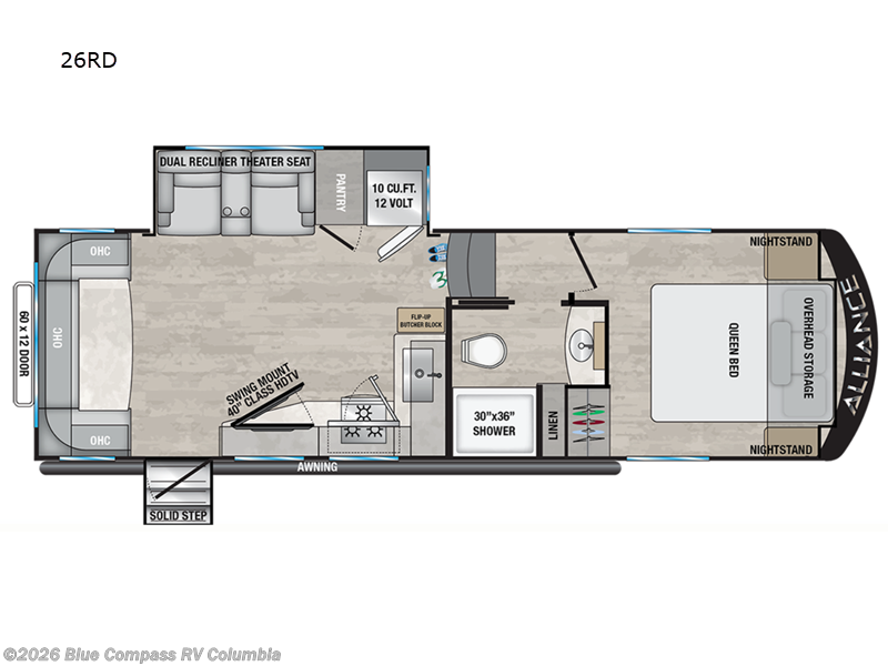 2023 Alliance RV Avenue 26RD - Used Fifth Wheel For Sale by Blue Compass RV Columbia in Lexington, South Carolina features Slideout