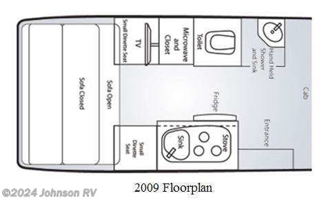 2010 Leisure Travel Free Flight Floorplan - Used Class B For Sale by Johnson RV in Sandy, Oregon