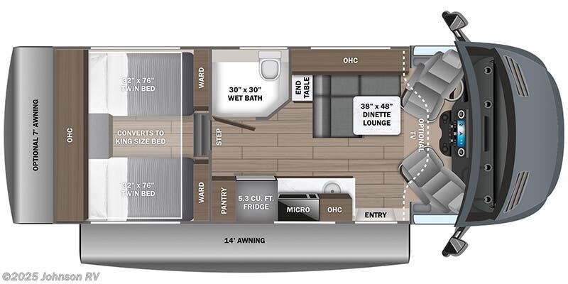 2025 Jayco Granite Ridge 23S - New Class C For Sale by Johnson RV in Sandy, Oregon