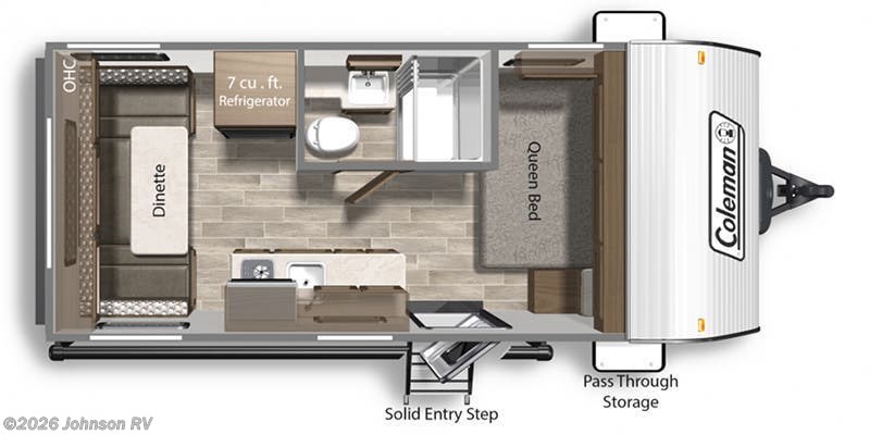 2024 Dutchmen Coleman Lantern LT 17RD - Used Travel Trailer For Sale by Johnson RV in Sandy, Oregon