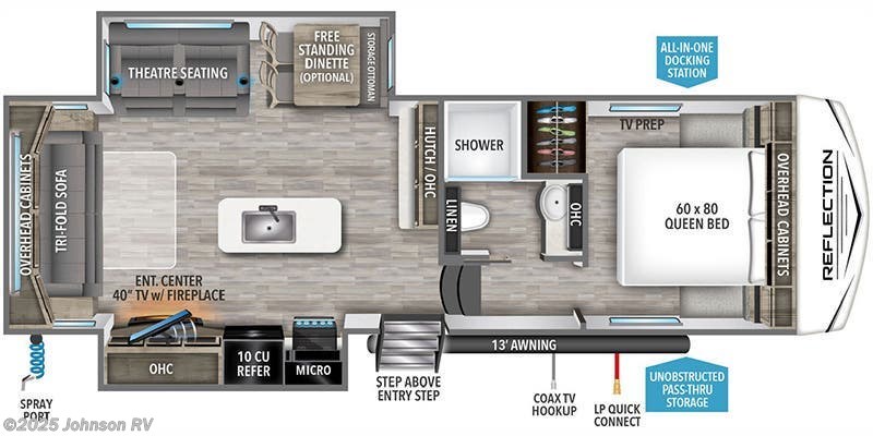 2024 Grand Design Reflection 100 Series 28RL - Used Fifth Wheel For Sale by Johnson RV in Sandy, Oregon