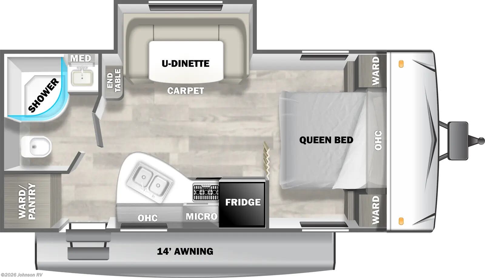 2026 Forest River EVO Lite Northwest 2160RBX - New Travel Trailer For Sale by Johnson RV in Sandy, Oregon