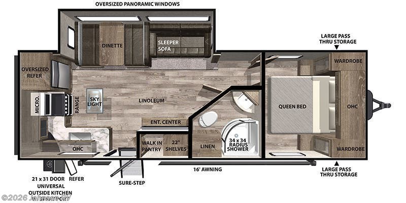 2021 Forest River Vibe 25RK - Used Travel Trailer For Sale by Johnson RV in Sandy, Oregon