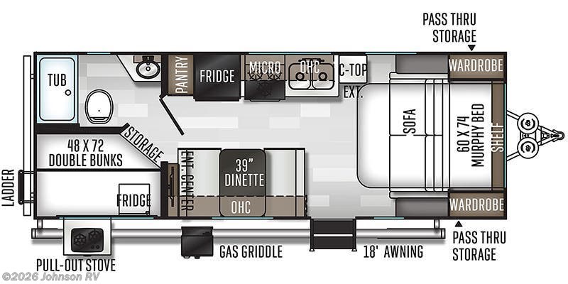 2021 Forest River Rockwood Mini Lite 2508 - Used Travel Trailer For Sale by Johnson RV in Sandy, Oregon