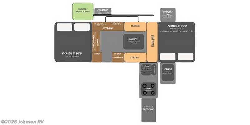 2022 OPUS OP4 Base - Used Expandable Trailer For Sale by Johnson RV in Sandy, Oregon