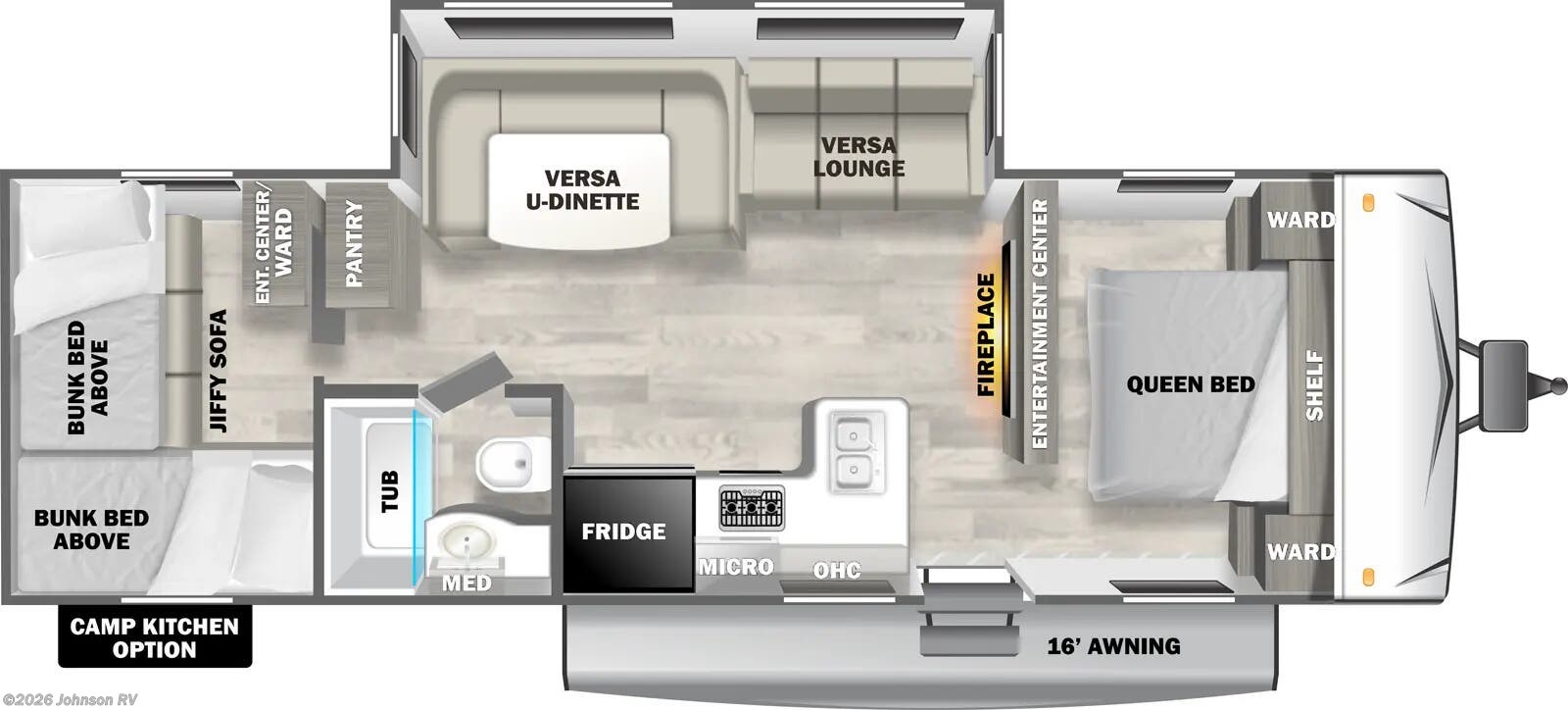 2026 Forest River EVO Lite Northwest 2750QBX - New Travel Trailer For Sale by Johnson RV in Sandy, Oregon