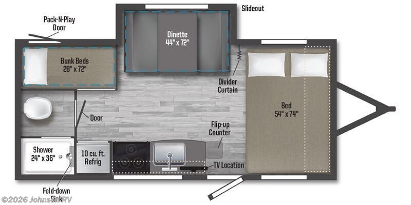 2026 Winnebago Micro Minnie 2100BH - New Travel Trailer For Sale by Johnson RV in Sandy, Oregon