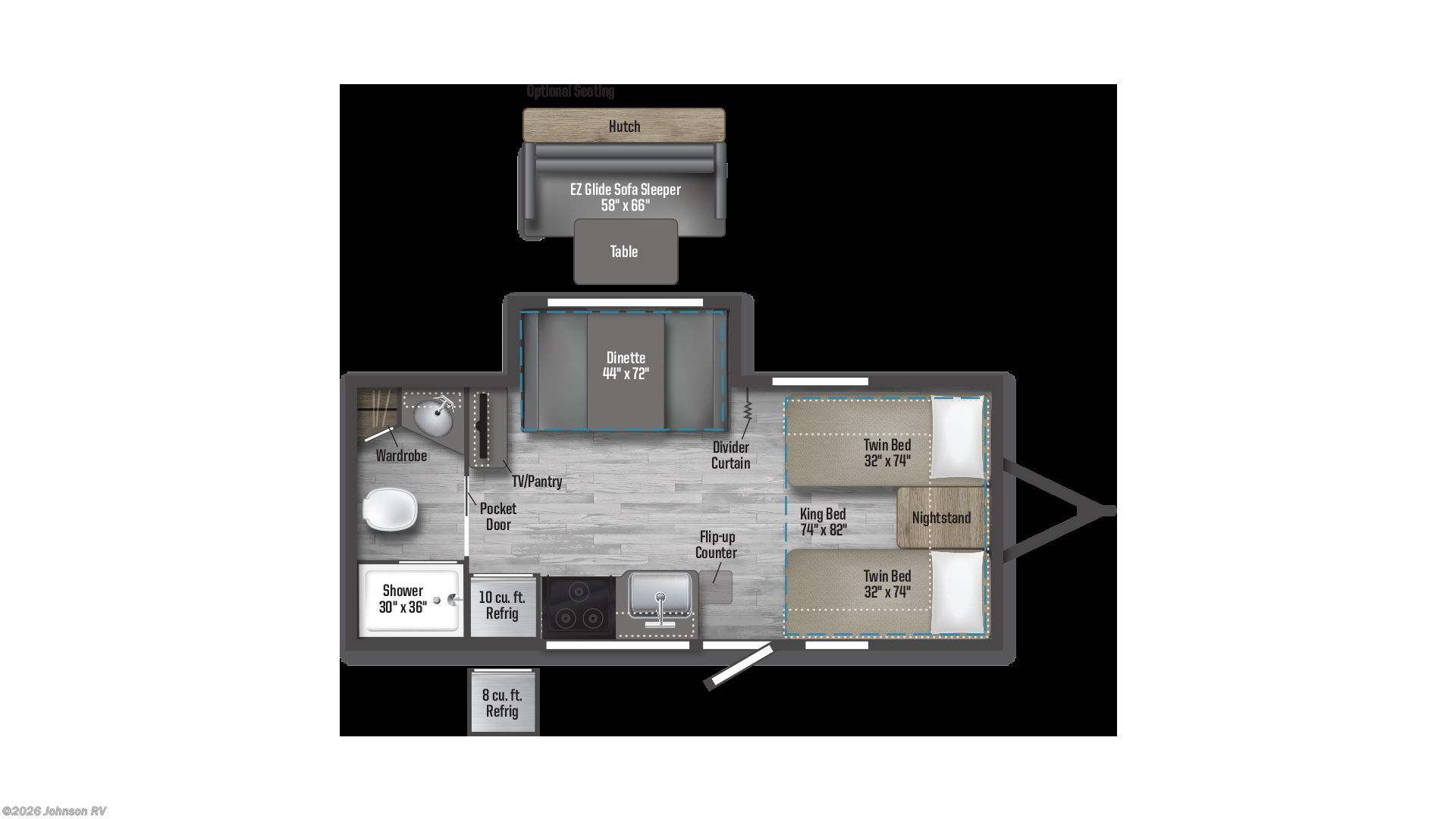 2026 Micro Minnie 2108TB by Winnebago from Johnson RV in Sandy, Oregon
