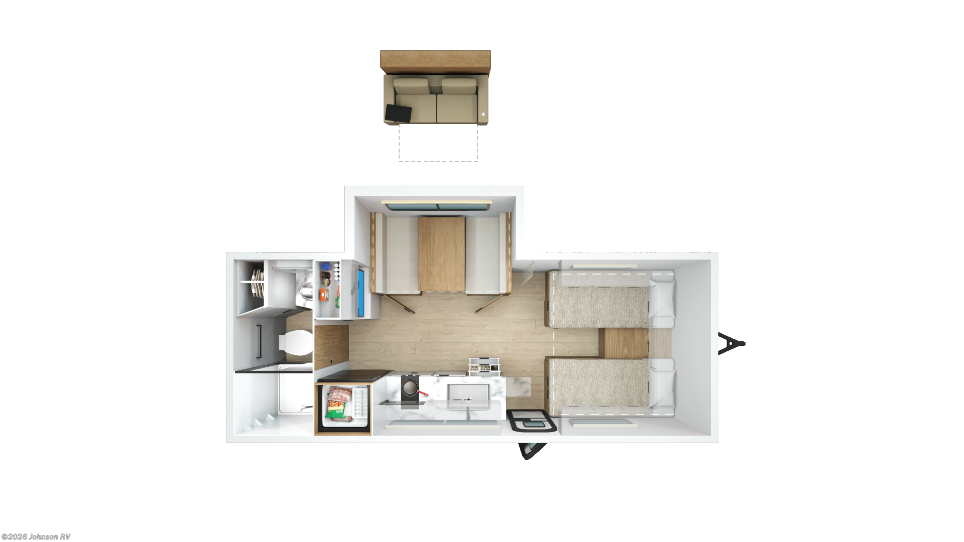 New 2026 Winnebago Micro Minnie 2108TB available in Sandy, Oregon