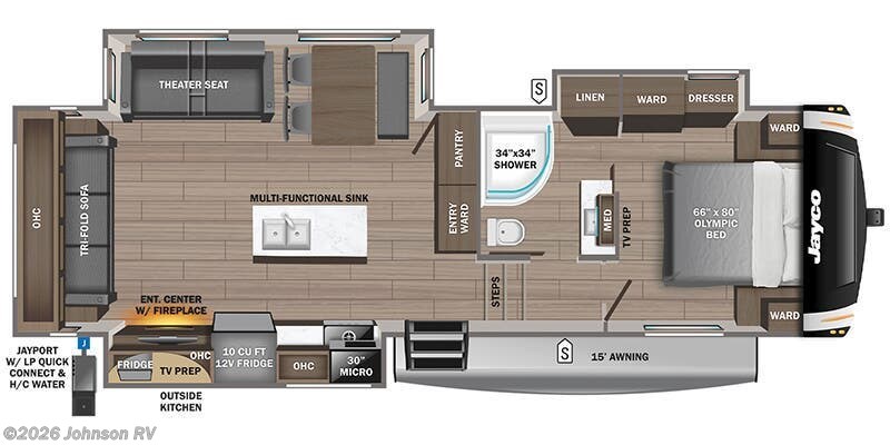 2025 Jayco Eagle HT 28CRT - Used Fifth Wheel For Sale by Johnson RV in Sandy, Oregon