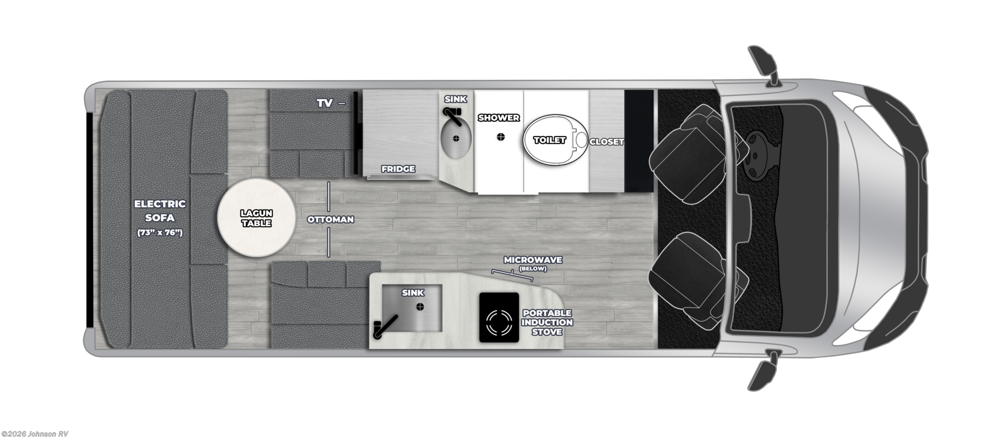 2026 PLEASURE-WAY Lexor TS Floorplan