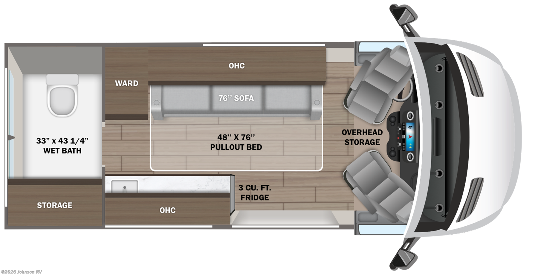 2026 JAYCO TERRAIN 19A Floorplan
