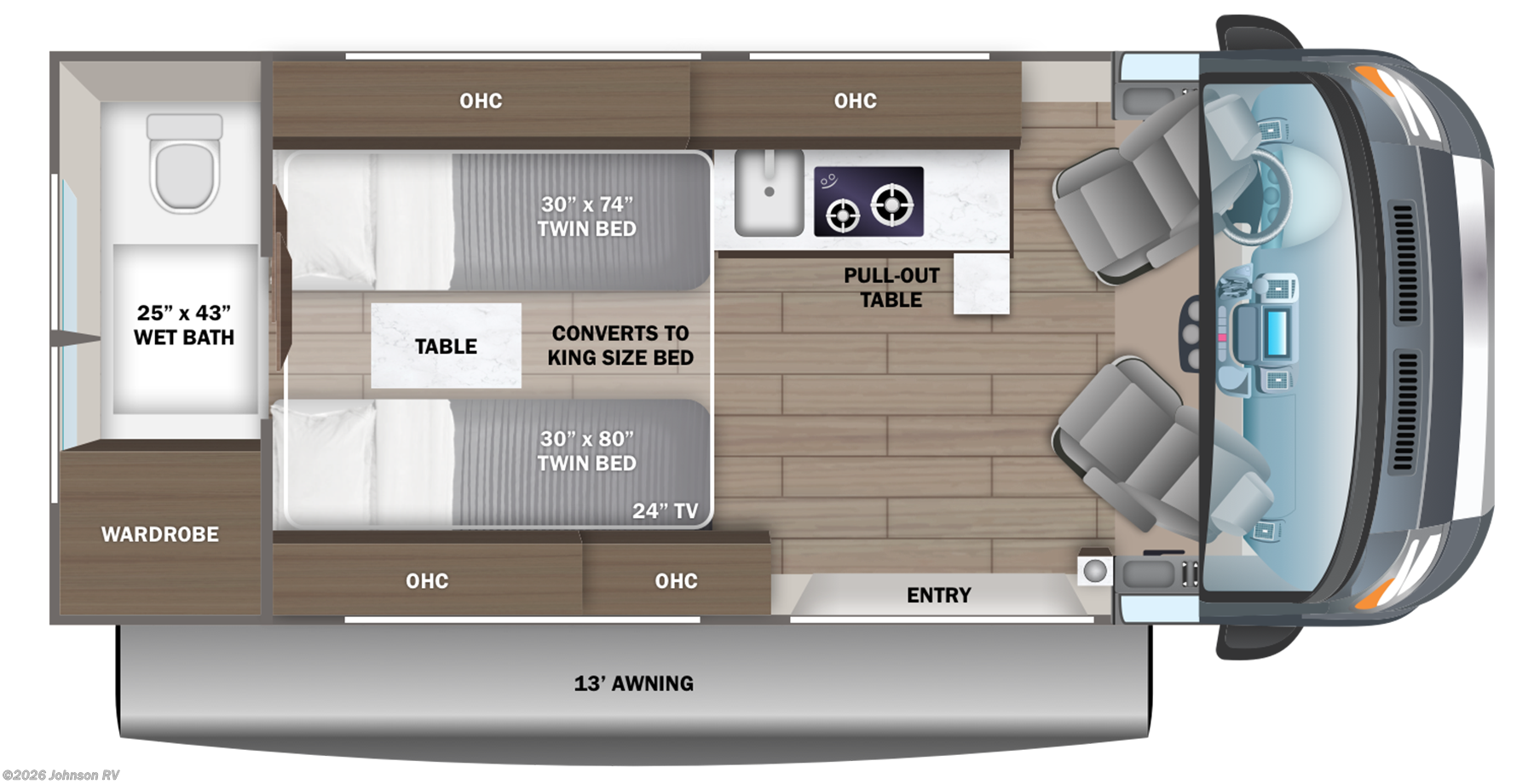 2026 JAYCO SWIFT 20T Floorplan