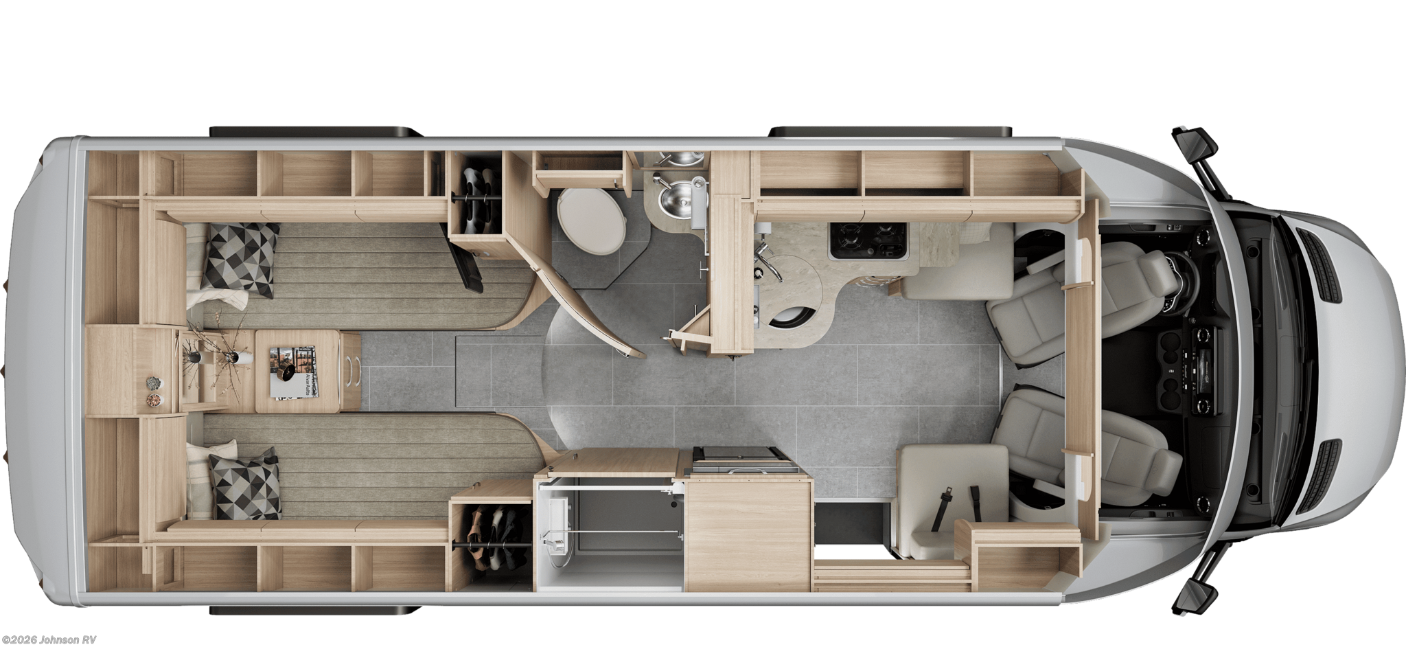 2026 LEISURE TRAVEL UNITY TB Floorplan