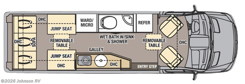 2019 COACHMEN GALLERIA 24FL Floorplan