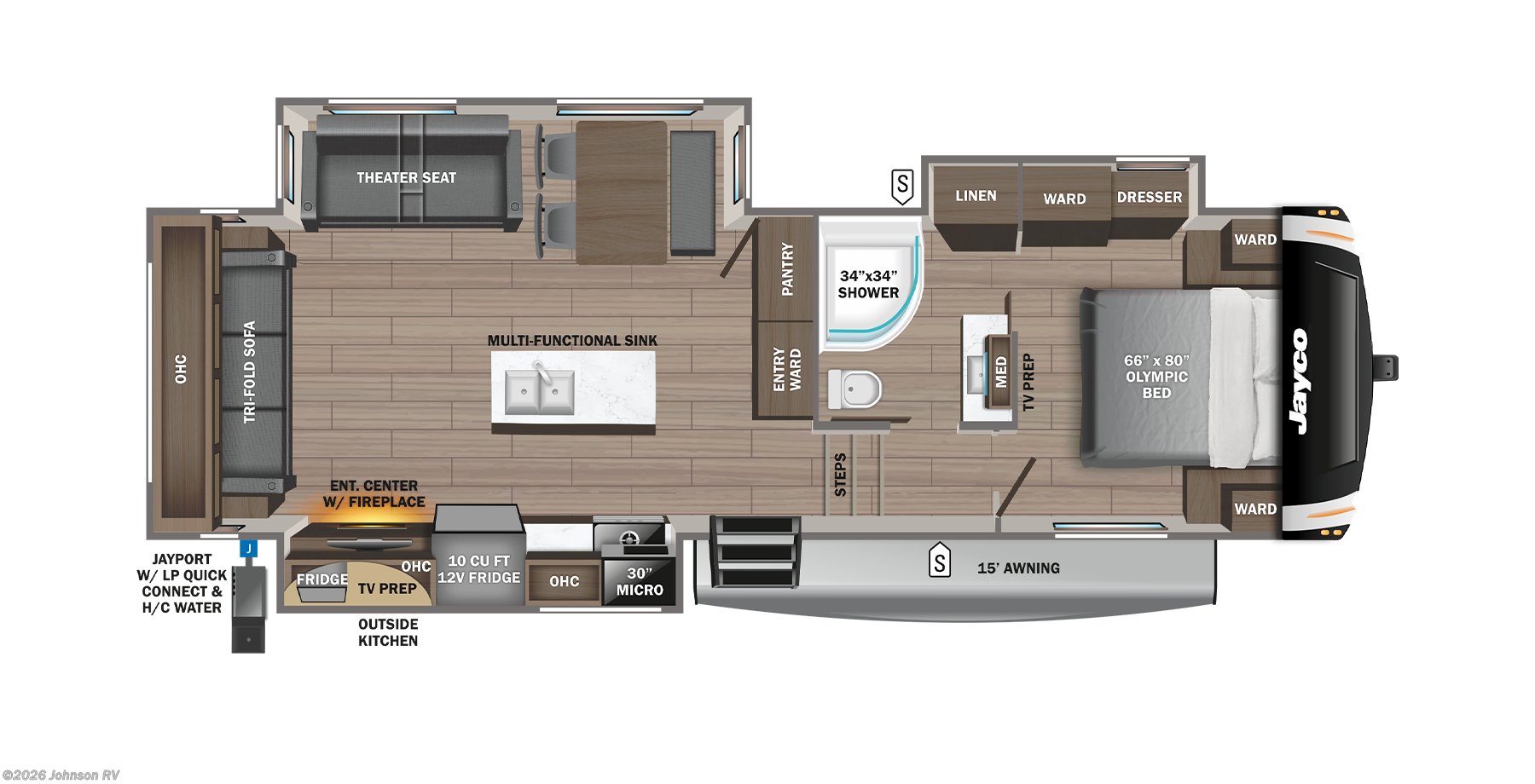 2025 JAYCO Eagle HT HT 28CRT Floorplan