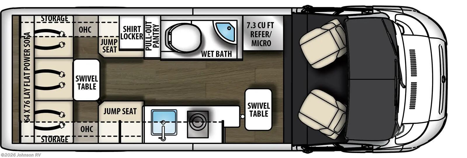 2026 COACHMEN NOVA 20C LI Floorplan
