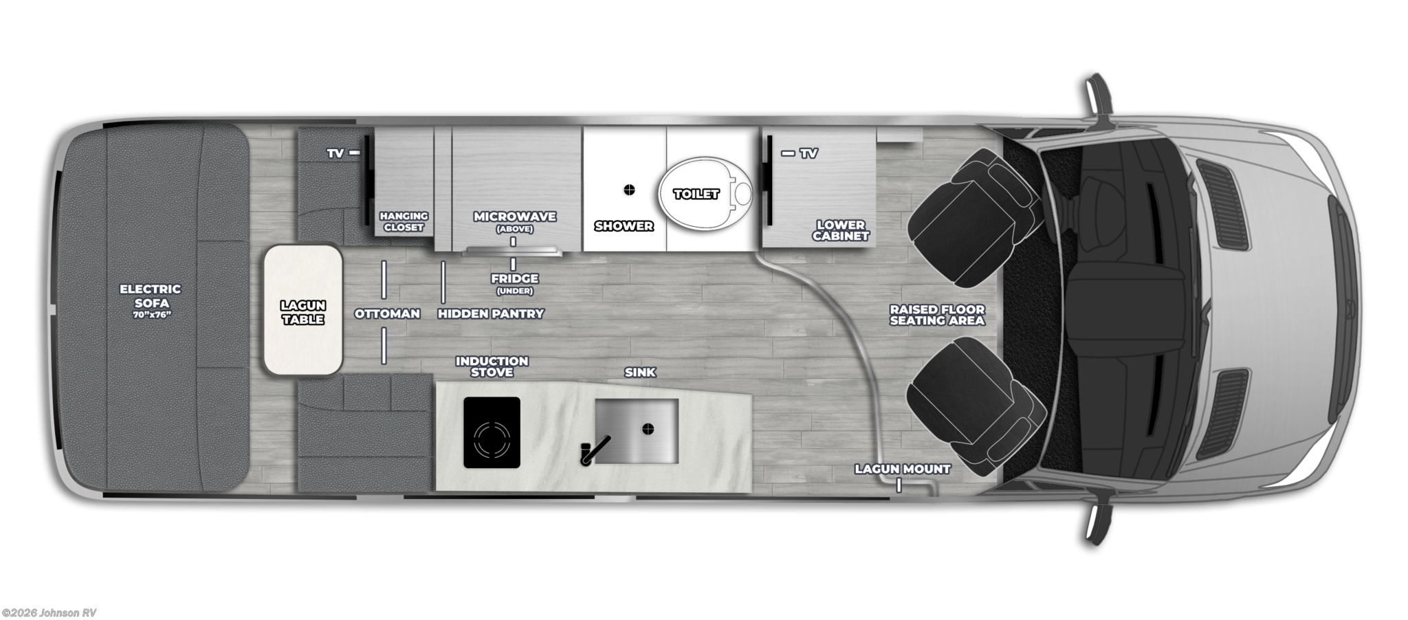 2026 PLEASURE-WAY Plateau FL Floorplan