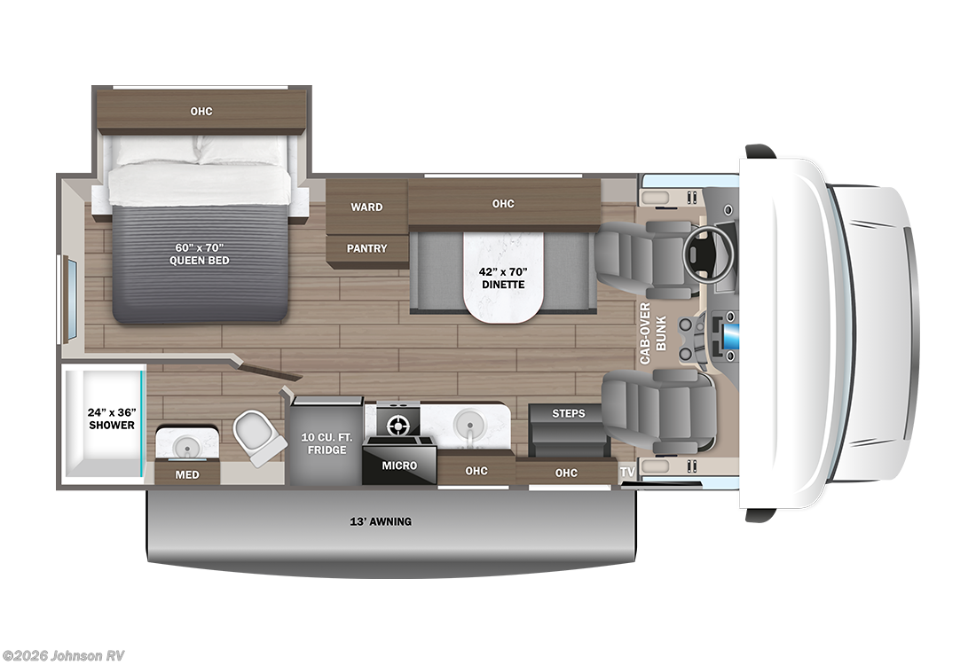 2027 JAYCO Redhawk SE 22C Floorplan