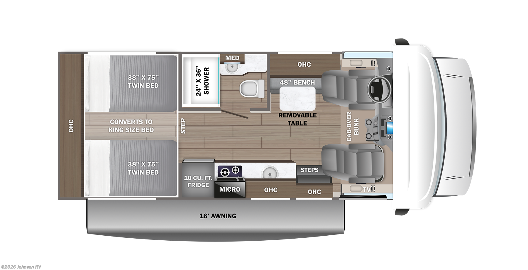 2026 JAYCO Redhawk SE 22T Floorplan