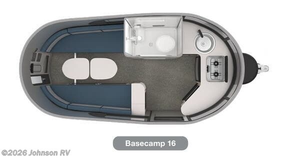 2023 AIRSTREAM BASECAMP 16X Floorplan