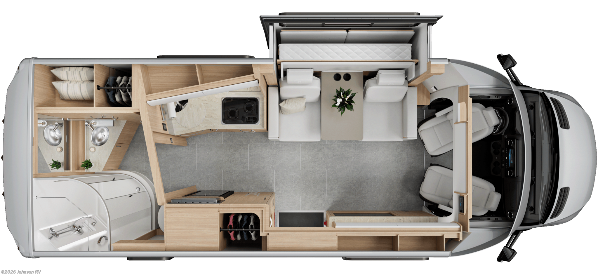 2026 LEISURE TRAVEL UNITY MBL Floorplan