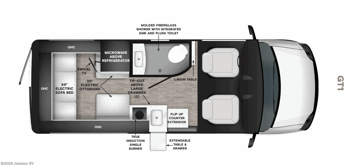 2027 TIFFIN AG GT1 Floorplan