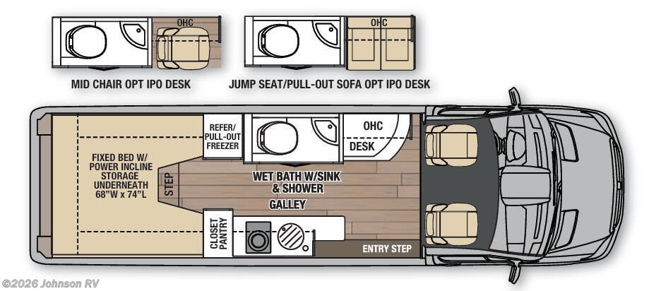 2023 COACHMEN GALLERIA 24A Floorplan