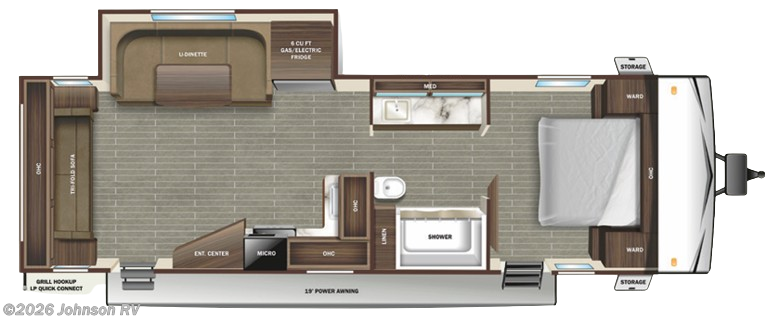 2023 STARCRAFT AUTUMN RIDGE 26RLS Floorplan